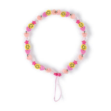  Smiley Pink Phone Strap